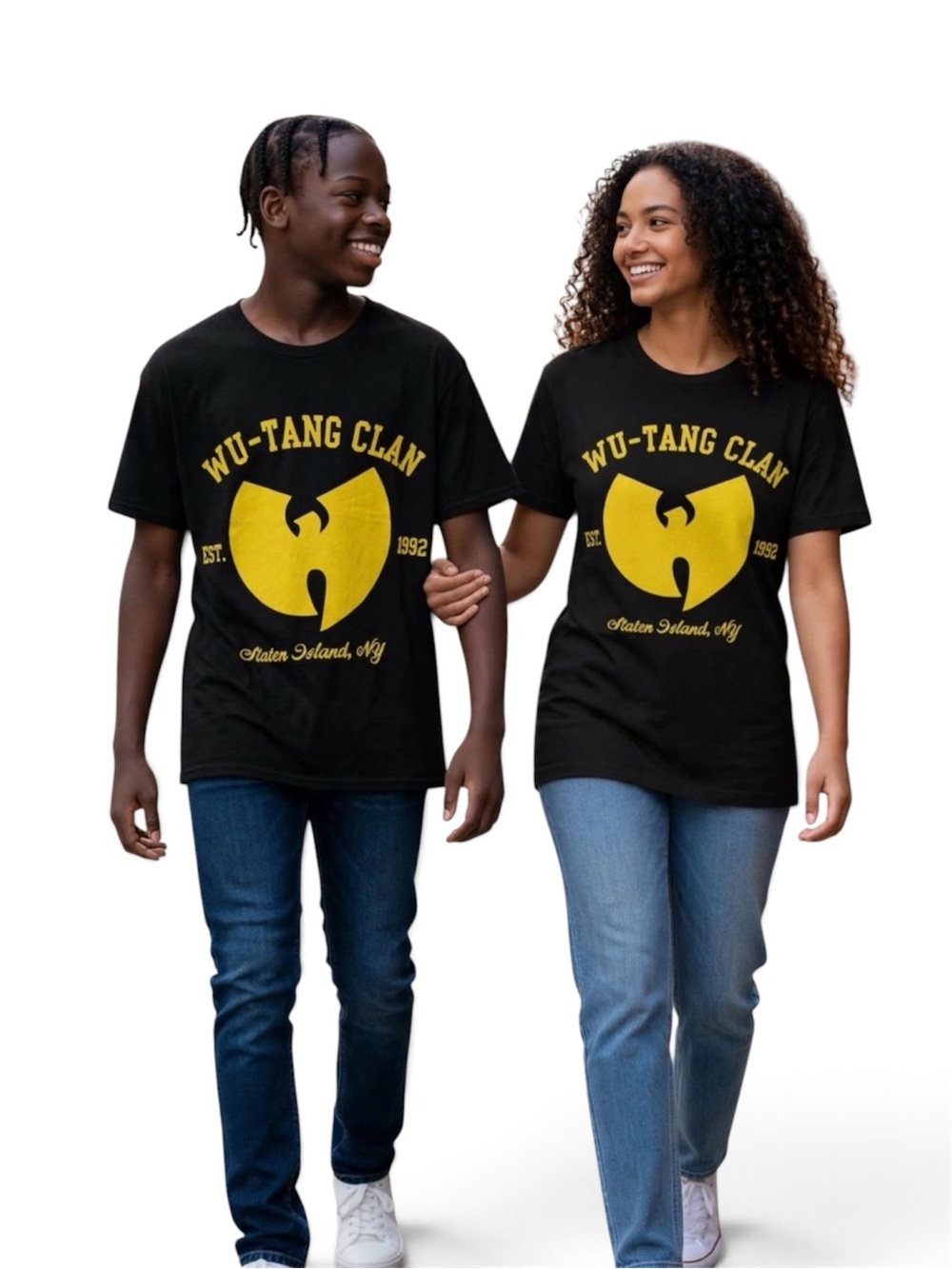 NWT Wutang Clan Black And Gold Graphic Unisex Tee  Men Women Medium